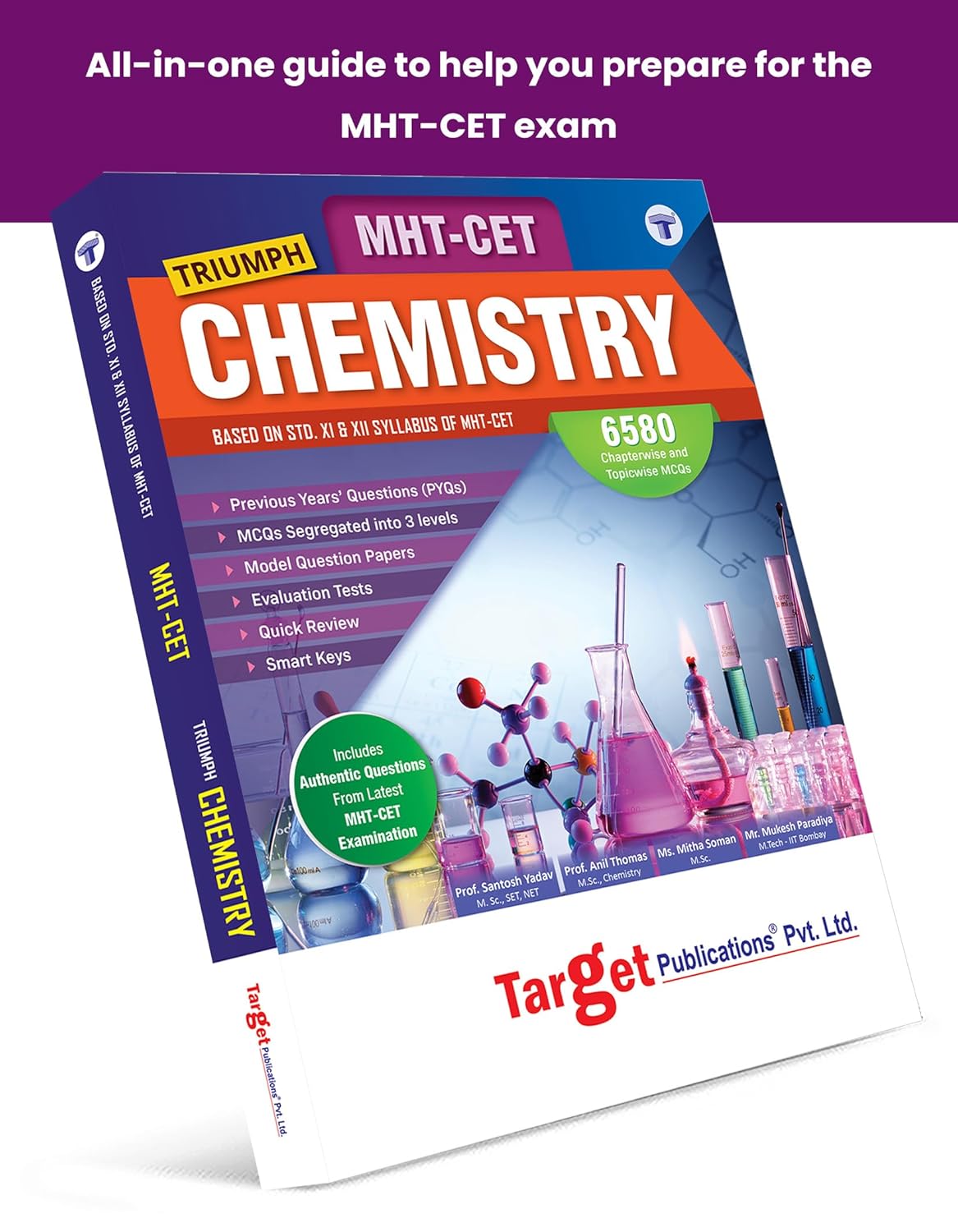 MHT-CET Triumph Chemistry Book for Engineering & Pharmacy Entrance Exam for 2024-25