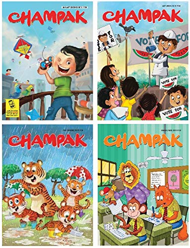 Set of 5 Champak Magazines in English