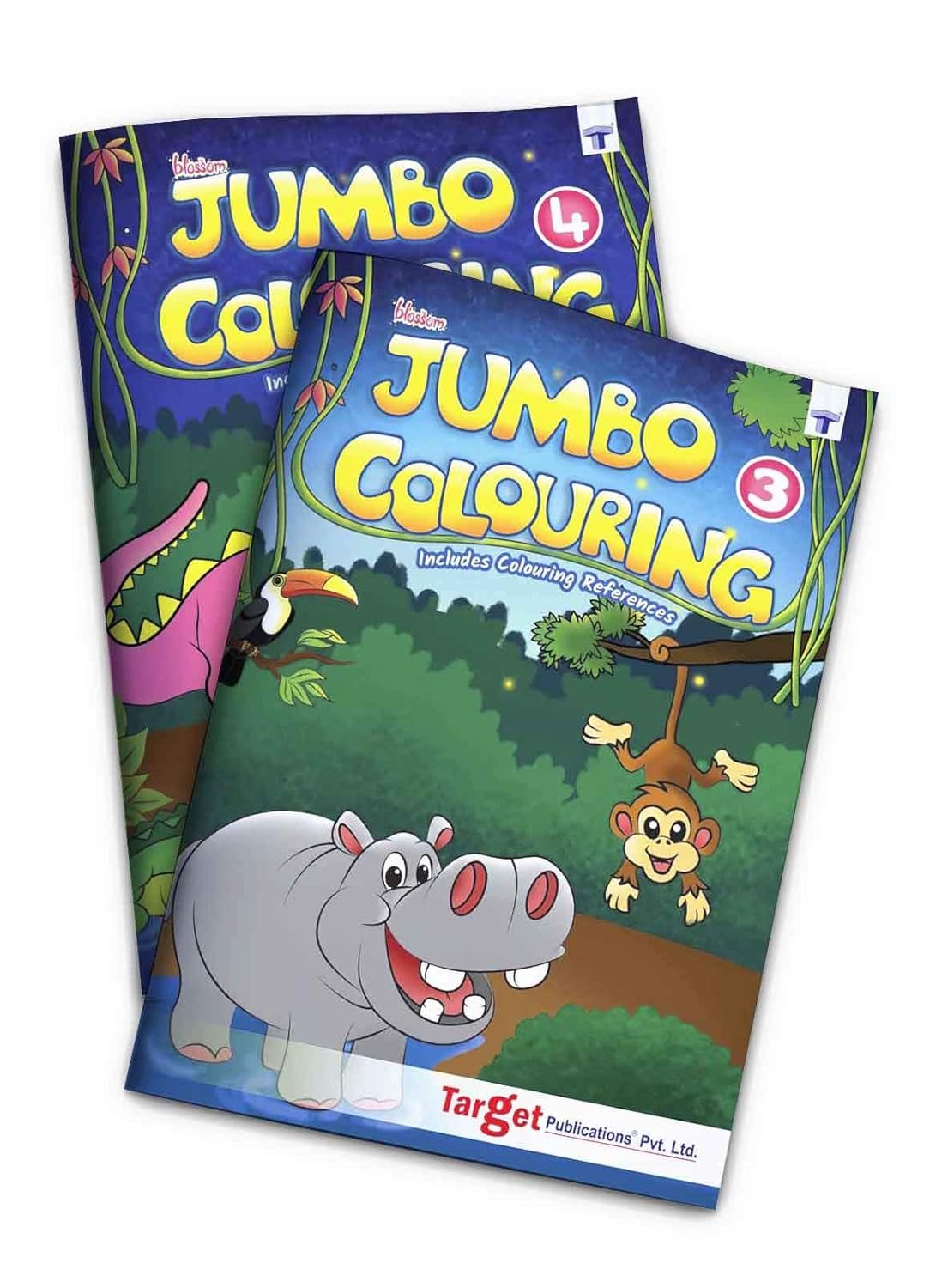 Blossom Jumbo Creative Colouring Books Combo for Kids