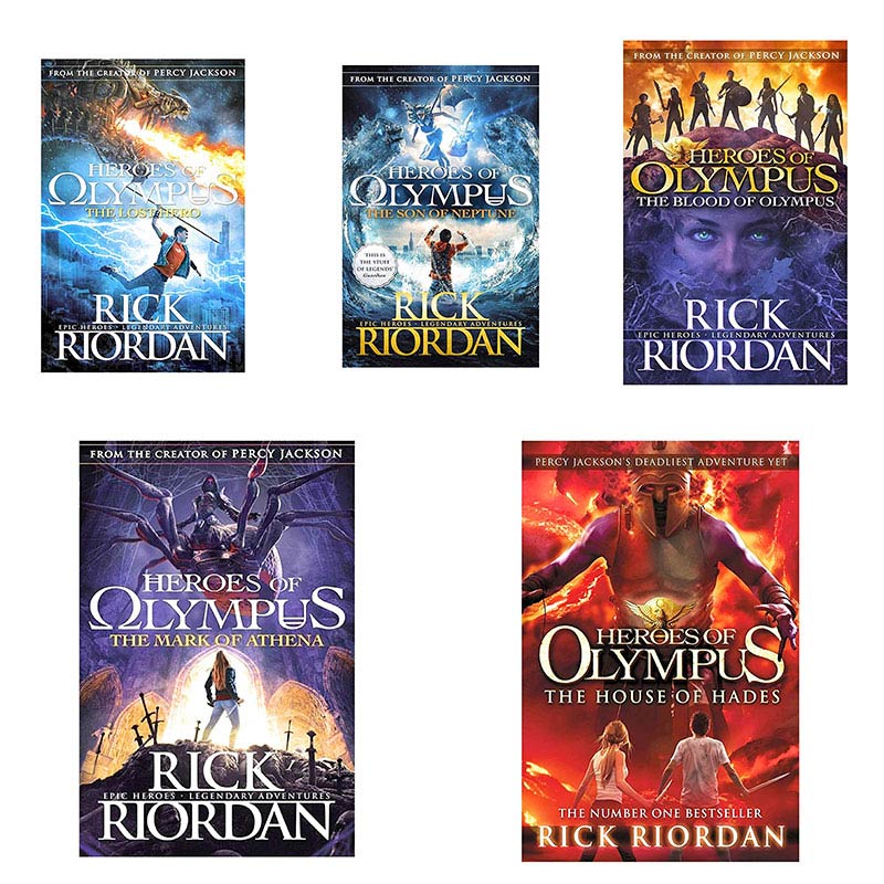 The Heroes of Olympus Collection 5 Books Set Collection by Rick Riordan Paperback