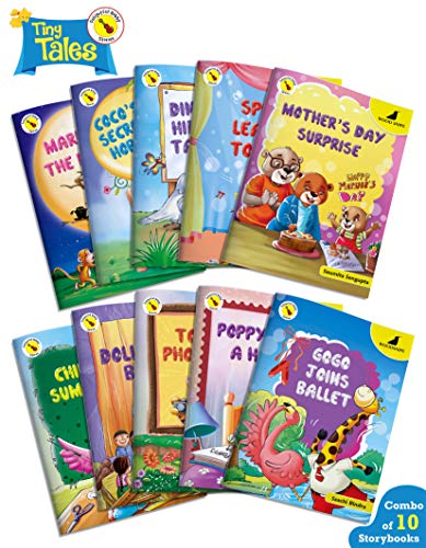 Bedtime Story Books For Kids In English|Tiny Tales - Delightful Hobby|Age 4 - 8 Years|Easy To Read Stories With Pictures|Set Of 10 Books [Paperback] Soumita Sengupta, Zenaida Pereira