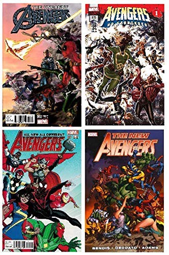 Avengers Comics Books by Marvel Comics | Pack of 5 Books | All Different Issues | Assorted Selection