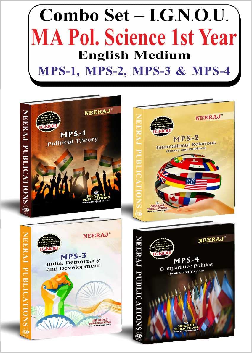 MA. POLITICAL SCIENCE 1ST YEAR-(ENGLISH MEDIUM)- MPS-1,2,3,4