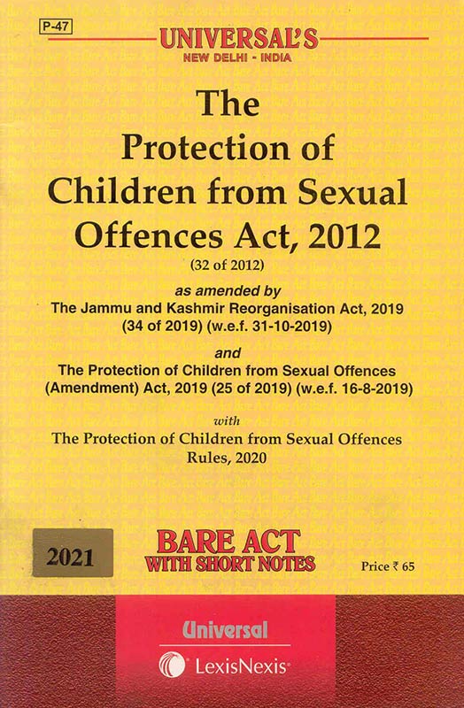 The Protection of Children from Sexual Offences Act, 2012 [2021 edn.] [Paperback] Lexis