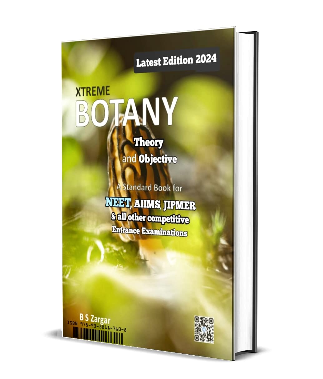 Best NEET Botany Book (Biology) Theory & Objective with MCQs for NEET, AIIMS, JIPMER and other Medical entrance exams 2024.