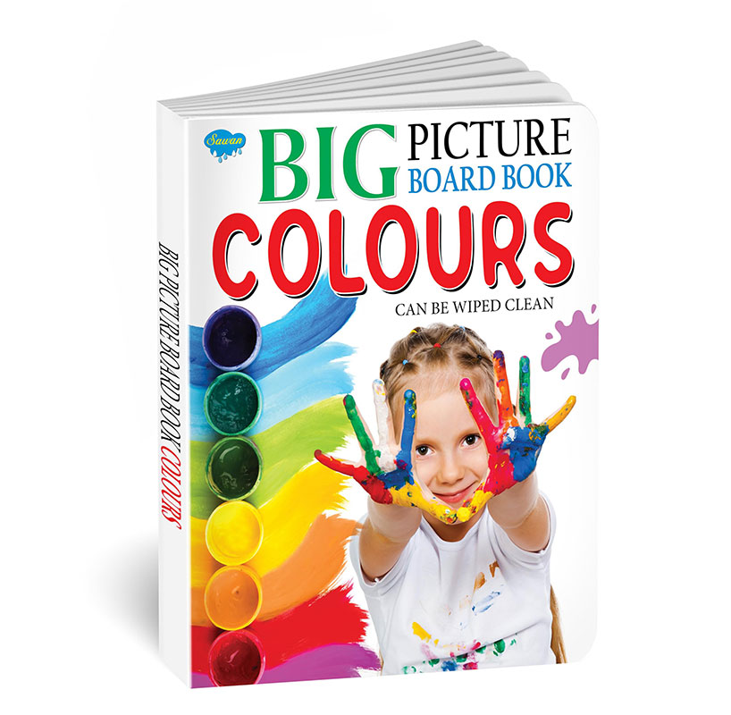 Big Picture Board Book Colours | Can Be Wiped Clean