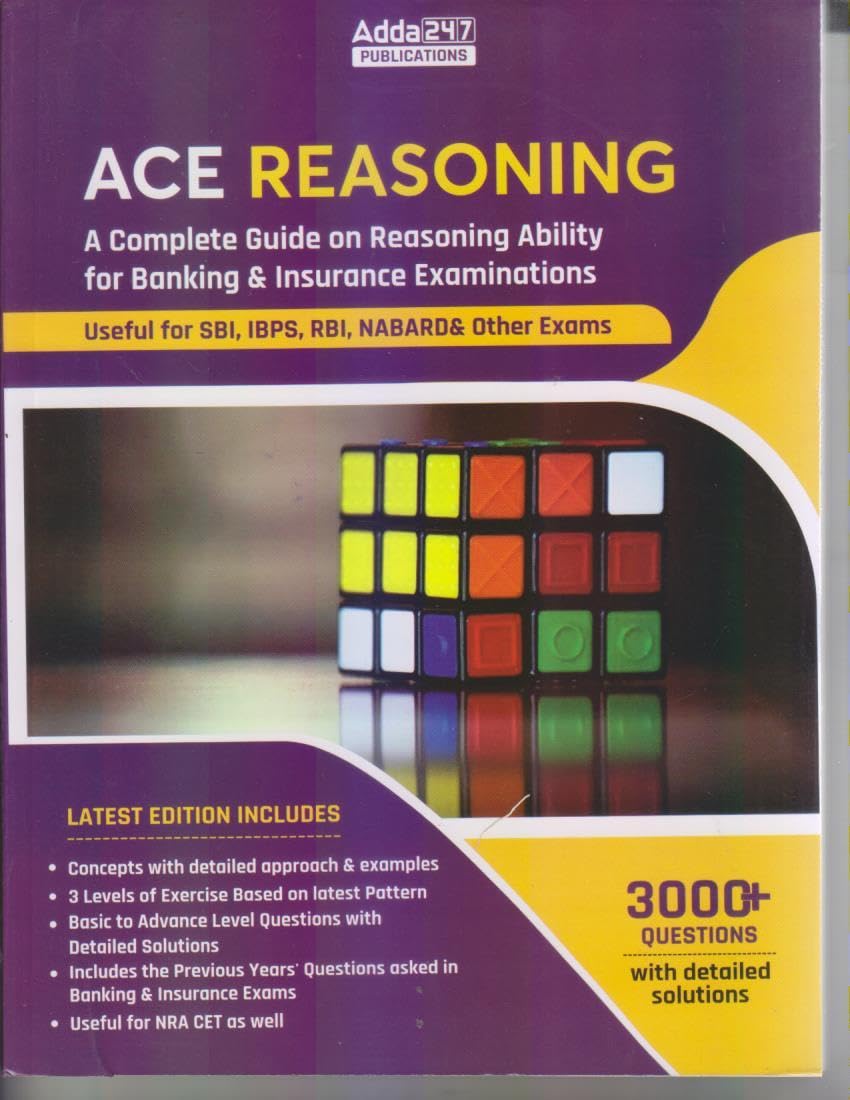 Bank Ace Reasoning - 3000+ Chapterwise Questions for Reasoning Ability by Adda247