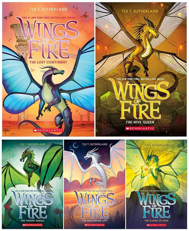 Wings of Fire Series 5 Books Set (Book 11 - Book 15)