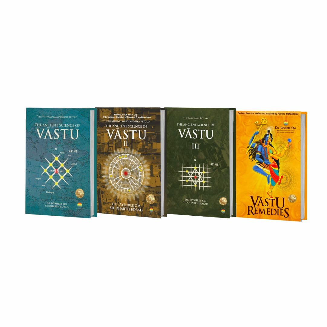 Vastu 4 Books Combo | The Ancient Science Of Vastu | The Ancient Science Of Vastu 2 | The Ancient Science Of Vastu 3 | Vastu Remedies : Manifest Your Dreams