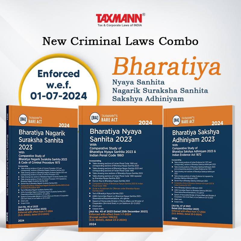 Taxmann’s New Criminal Laws Combo