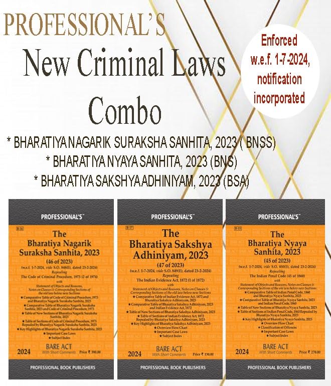 Professional's New Criminal Laws Combo