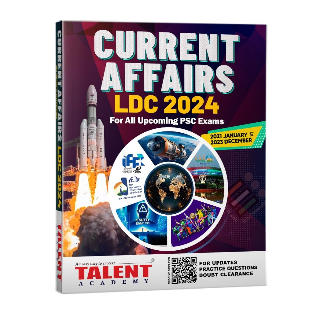 Kerala PSC Current Affairs 2024 for LDC & Upcoming Exams | 2021 – 2024 Latest Edition