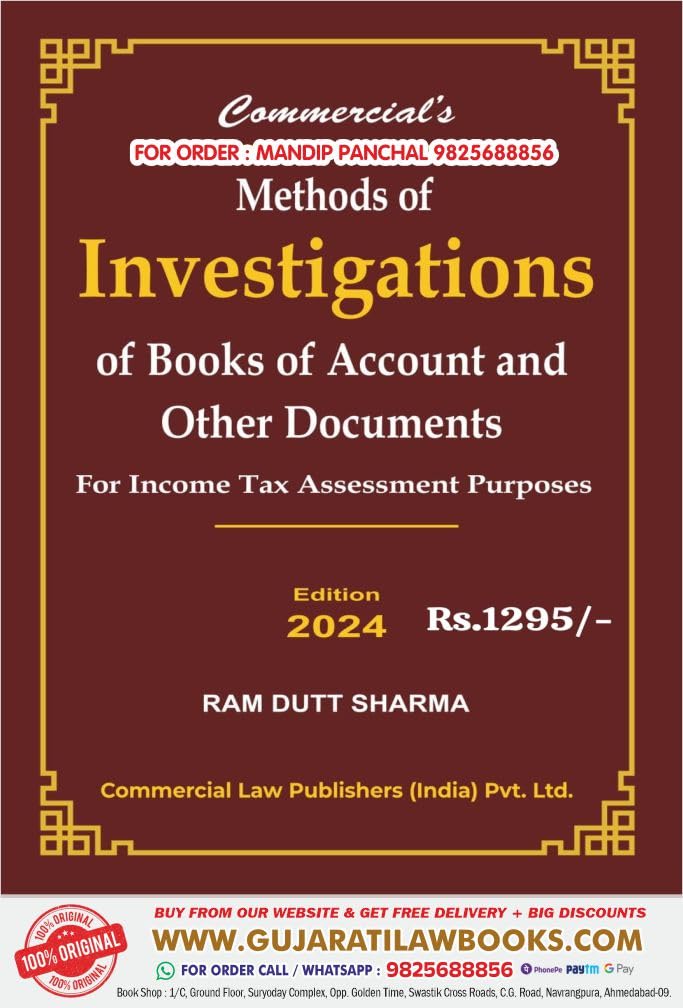 Methods of Investigations of Books of Account and Other