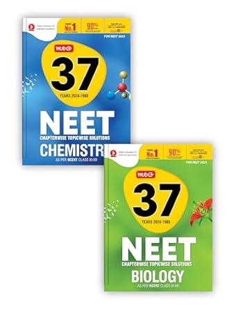 MTG 37 Years NEET Previous Year Solved Question Papers With NEET PYQ Chapterwise Topicwise Solutions