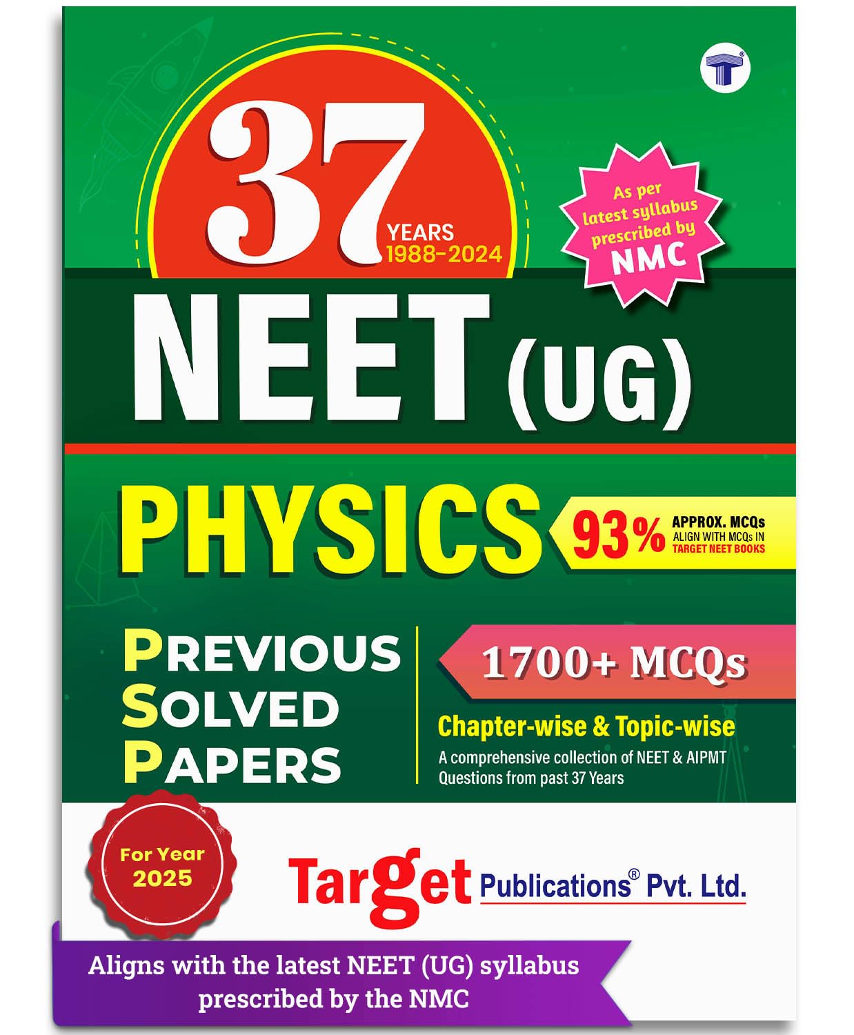 37 Years NEET Previous Year Solved Question Papers for NEET 2025 Exam