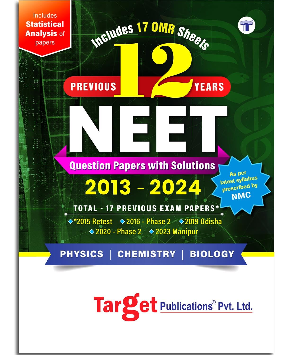 12 Years NEET Previous Year Solved Question Papers For 2025 Exam