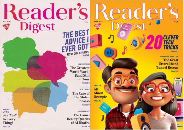 Reader's Digest India June and July 2024 Combo