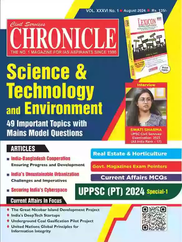 Civil Services Chronicle English Magazine, August 2024 - Science & Technology and Environment