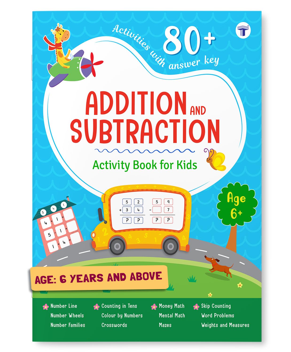 Addition and Subtraction Activity Book for Kids Ages 6+ Years