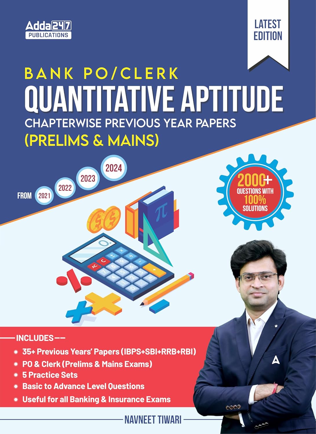 Bank PO & Clerk Quantitative Aptitude Chapterwise Previous Year Papers (Prelims & Mains)