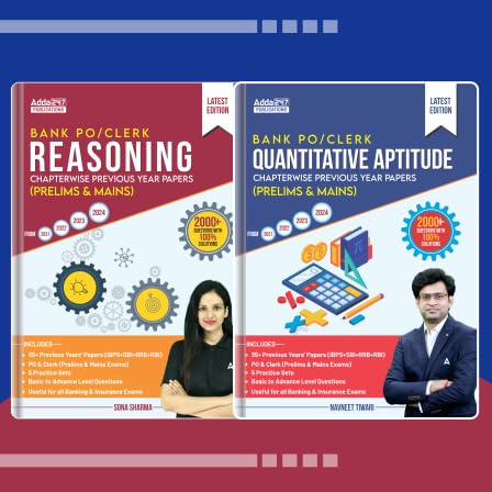 Set of 2 Bank PO & Clerk Reasoning & Quantitative