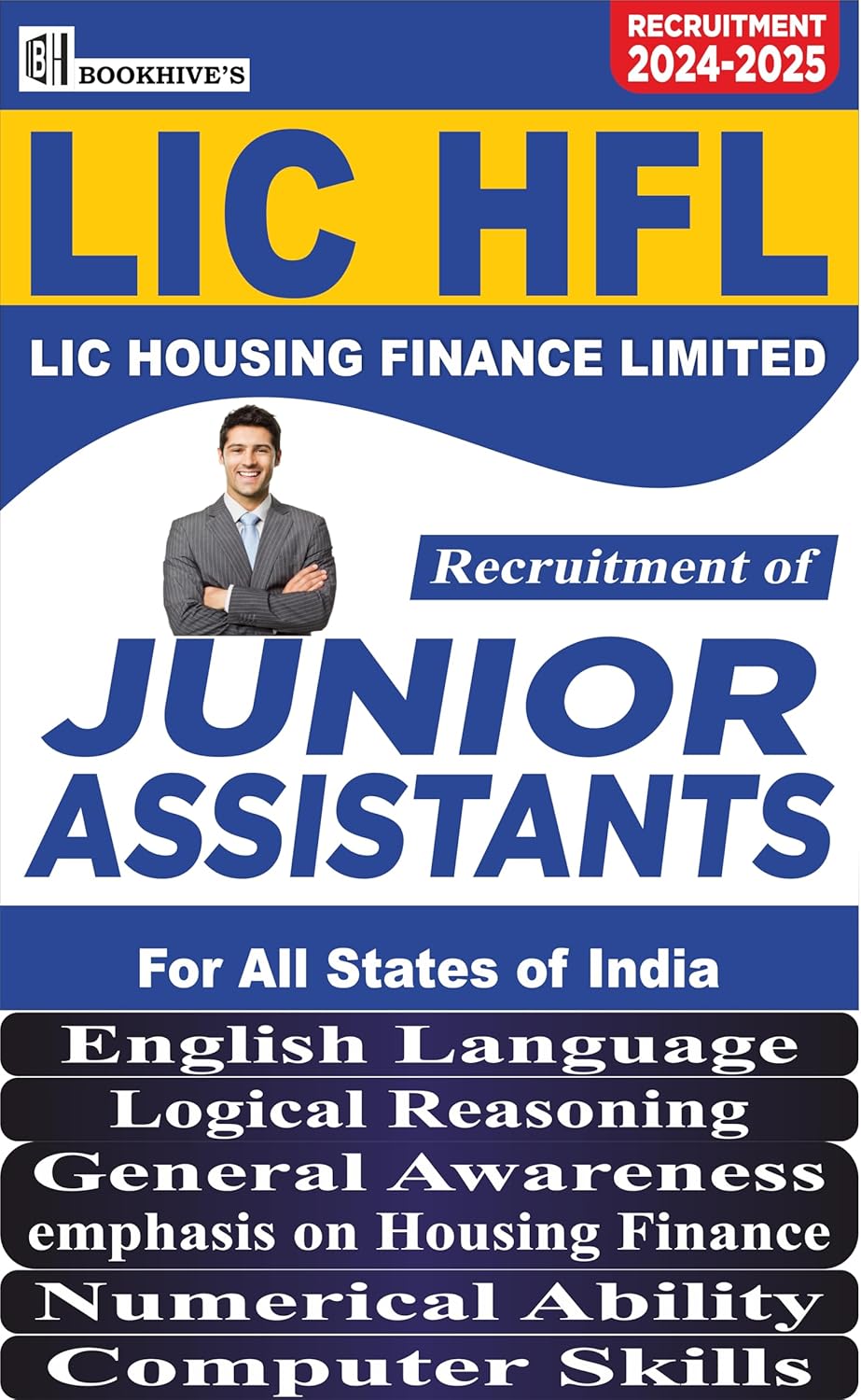 LIC HFL Junior Assistant 2024-2025 Exam Book (Set of 5 Books)