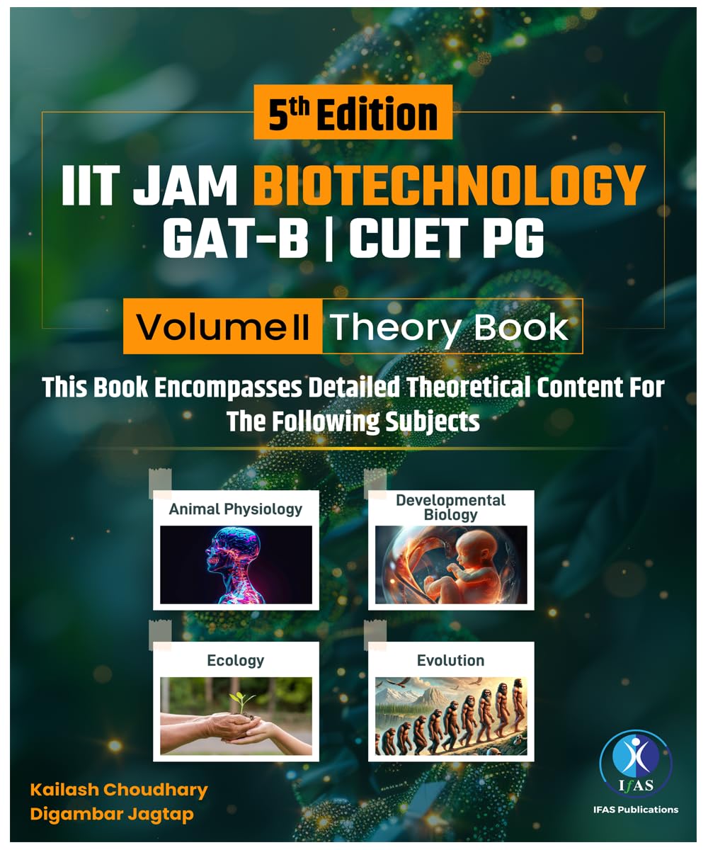 IIT JAM Biotechnology Theory Book (Vol 2)