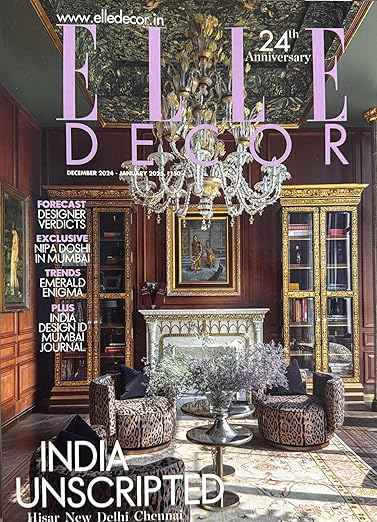 Elle Decor magazine December 2024 January 2025 Combined Edition With ID Journal Dec Jan 2025 - India Unscripted, India Design ID Mumbai Celebrated Product Design